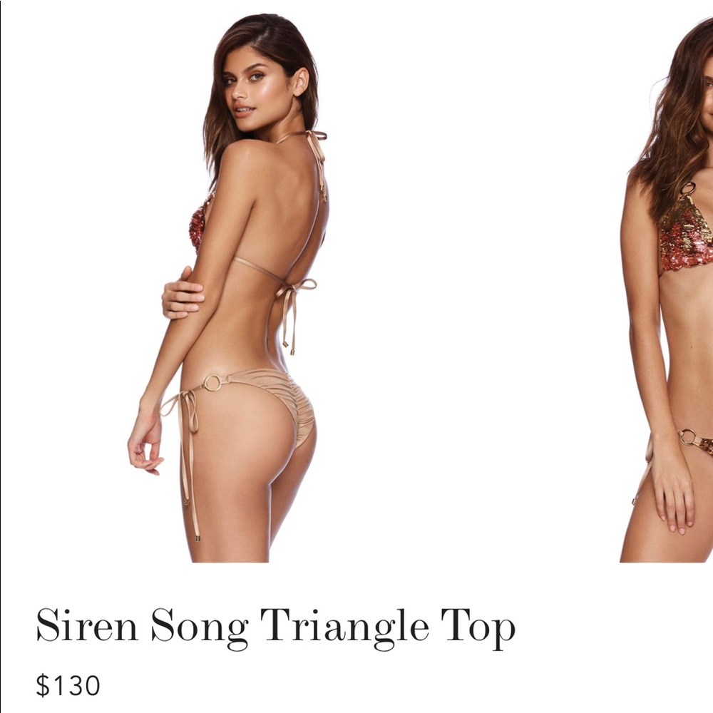 Beach Bunny Siren Song pink/gold